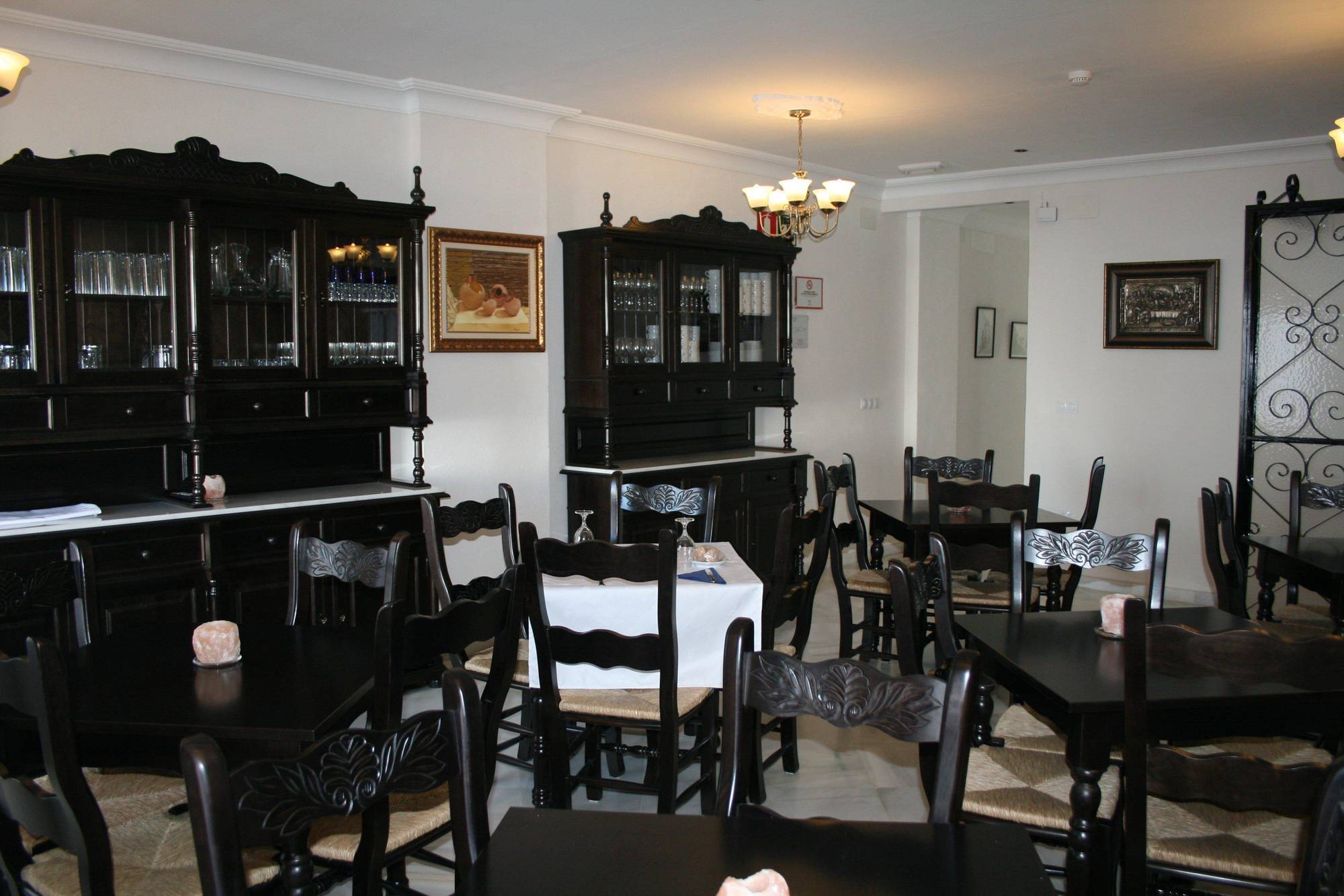 Hostal Ciudad Trigueros Restoran fotoğraf